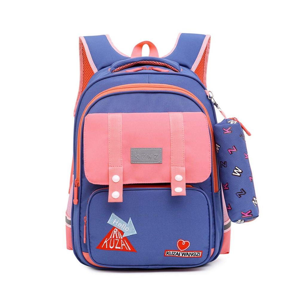 Stilvoller Schulranzen für Mädchen – Fanspack Lila Rucksack für die Schule | Mehrfach-Sekundarschultasche mit reflektierendem Sicherheitsstreifen | Ideal für den täglichen Gebrauch