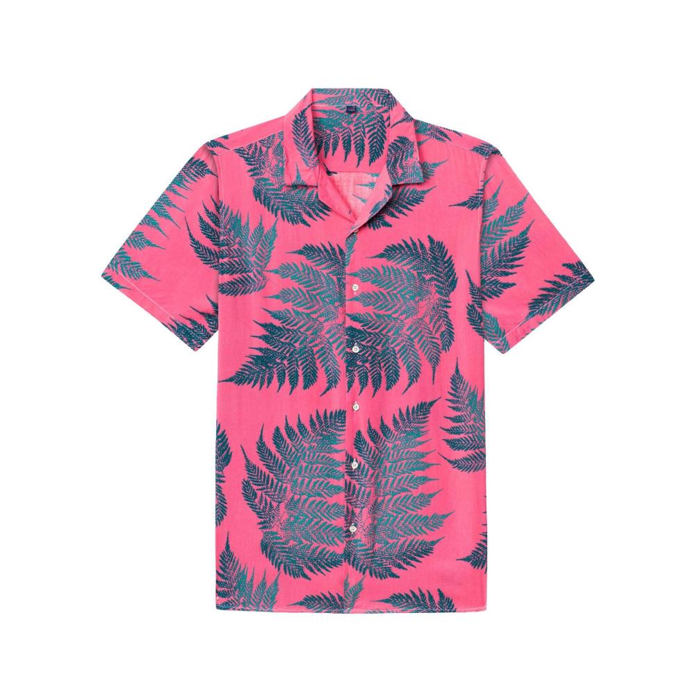 Entspannter Stil für sonnige Tage! Herren Hawaii Hemd Kurzarm Gedruckt Regulär fit Sommer Männer Hawaiihemd 2XL – Jetzt frischen Look sichern