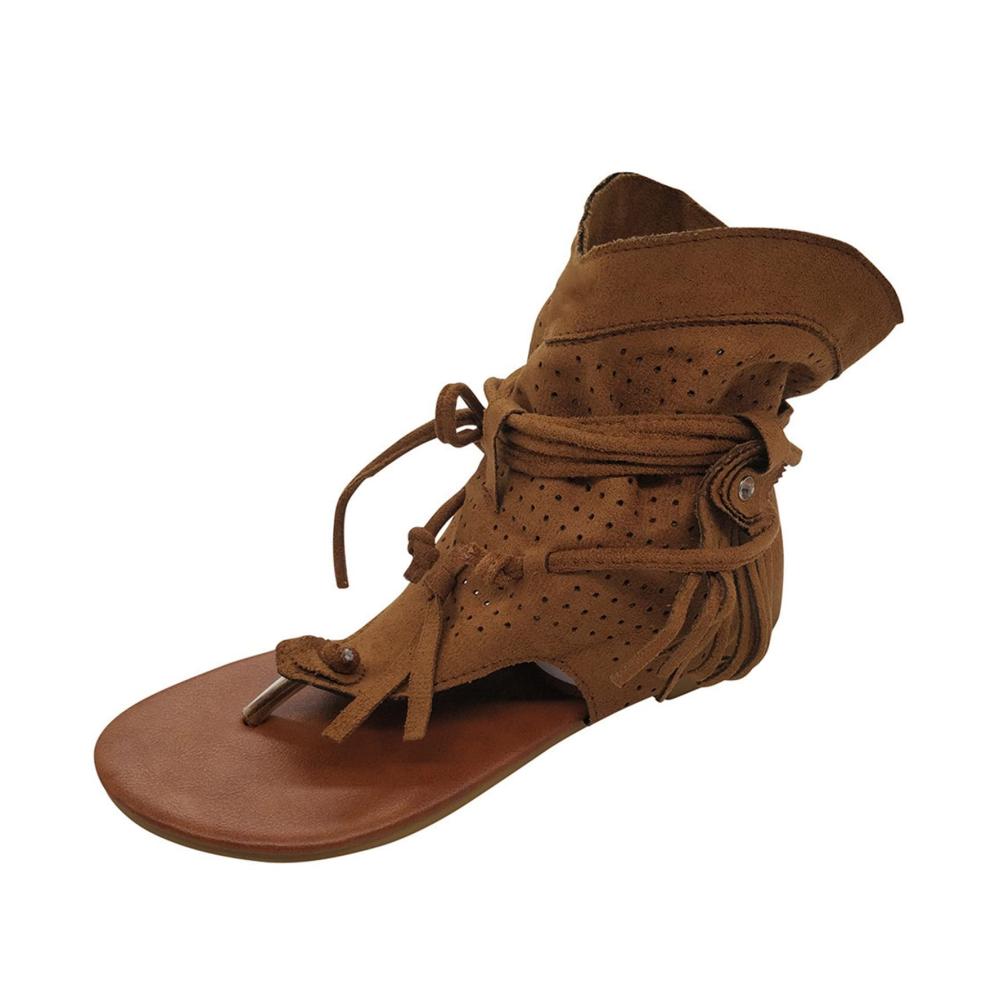 Entdecke den Sommerstil Boho Sandalen für Damen – Elegant flach und bequem. Perfekt für Strand und Freizeit. Jetzt zugreifen und stilvoll bleiben