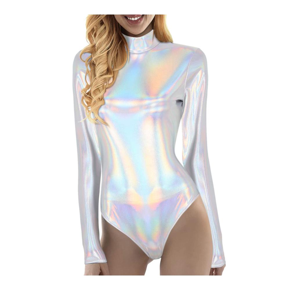 Einzigartige Glanz-Unitards Funkelnde Eleganz für Tanz & Party! Langarm-Body mit Pailletten & Metallic-Effekt. Perfekt für Ballett & mehr. Holen Sie sich Ihren Glanz heute