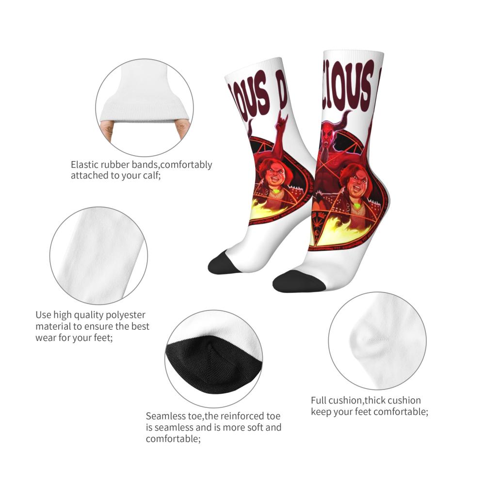 Ultimative Leistung Crew-Socken für jede Herausforderung - Tenacious D Unisex Sportsocken bieten Komfort Halt und Stil für aktive Tage