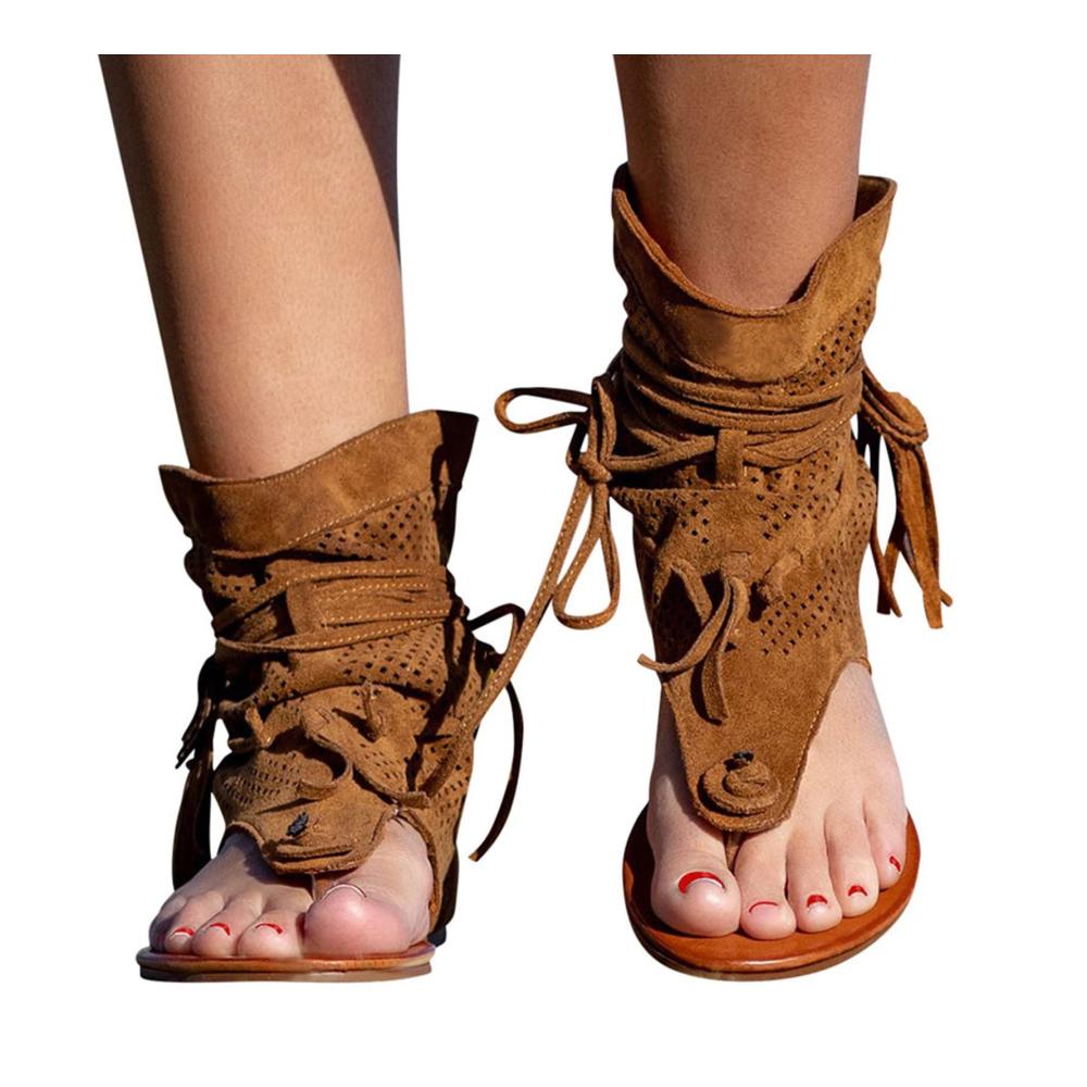 Entdecke den Sommerstil Boho Sandalen für Damen – Elegant flach und bequem. Perfekt für Strand und Freizeit. Jetzt zugreifen und stilvoll bleiben