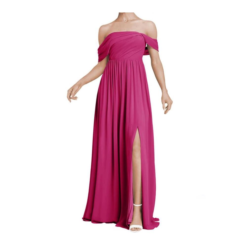 Traumhaftes Brautkleid WYX453 Damenkleid - Ärmellos schulterfrei & lang - Perfektes Brautjungfernkleid für unvergessliche Momente! Sichern Sie sich jetzt Ihren eleganten Look