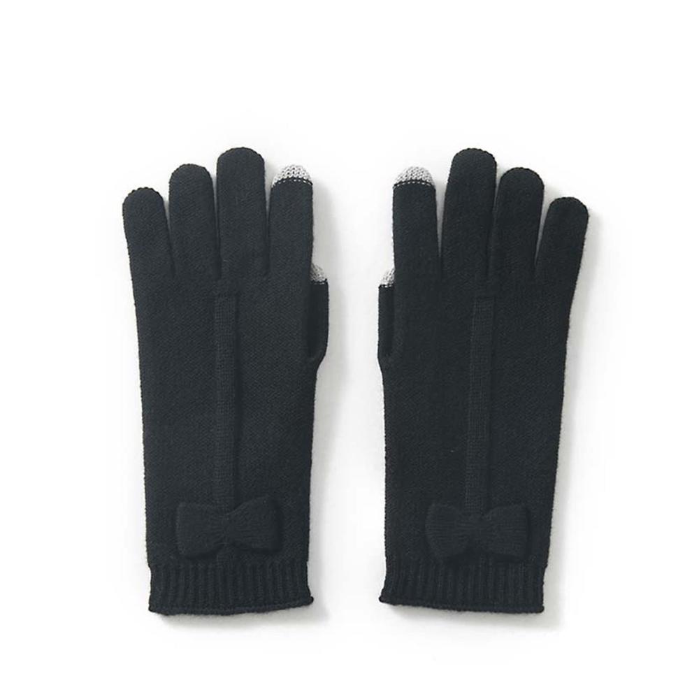 Hochwertige Winterhandschuhe für Frauen mit Bogenknoten extra dick und warm Touchscreen-fähig perfekt für Outdoor-Sport und Fahraktivitäten. Gönnen Sie Ihren Händen Komfort und Stil