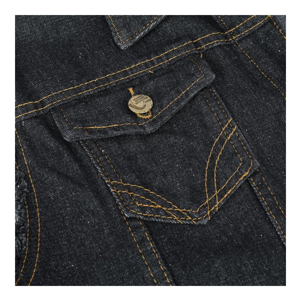 Stilvoll und vielseitig Herren Denim Weste mit Kappe für lässige Eleganz. Perfekte Passform und moderner Look für jeden Anlass. Jetzt entdecken