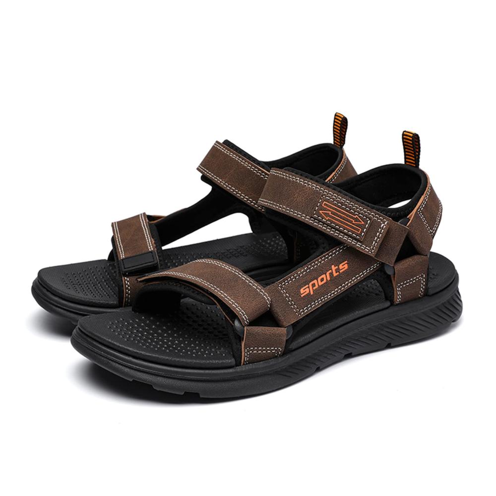 Ultimativer Komfort im Wasser Herren Dusch- & Badeschuhe 43 Leicht & Rutschfest Outdoor-Sport Sandalen mit Klettverschluss. Ideal für Strand und Wandern