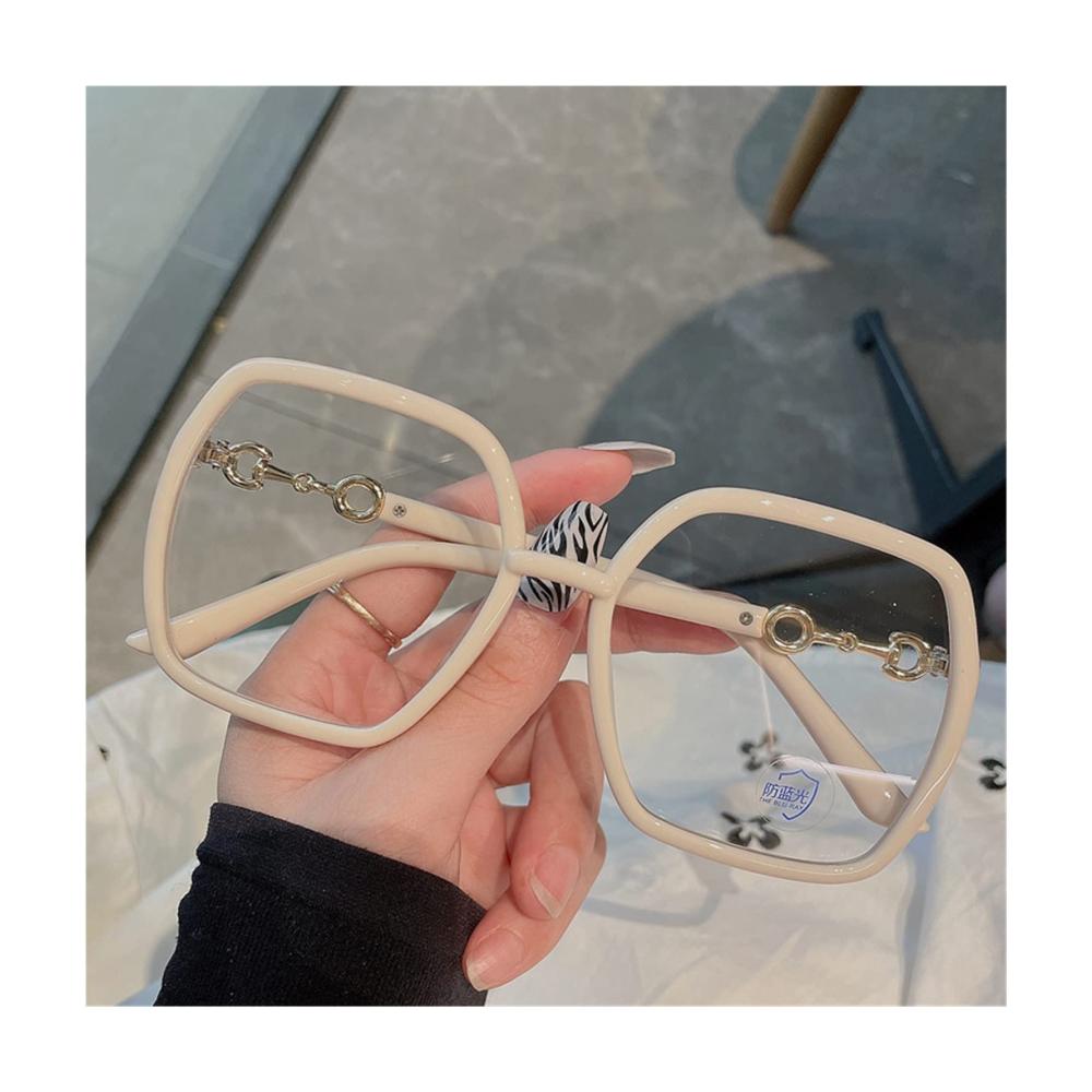 Erleben Sie klare Sicht und Stil mit unseren verschreibungspflichtigen Brillenfassungen! Vintage-Chic Quadratische übergroße Fassungen für Damen in Schwarz Größe 2.5. Jetzt shoppen