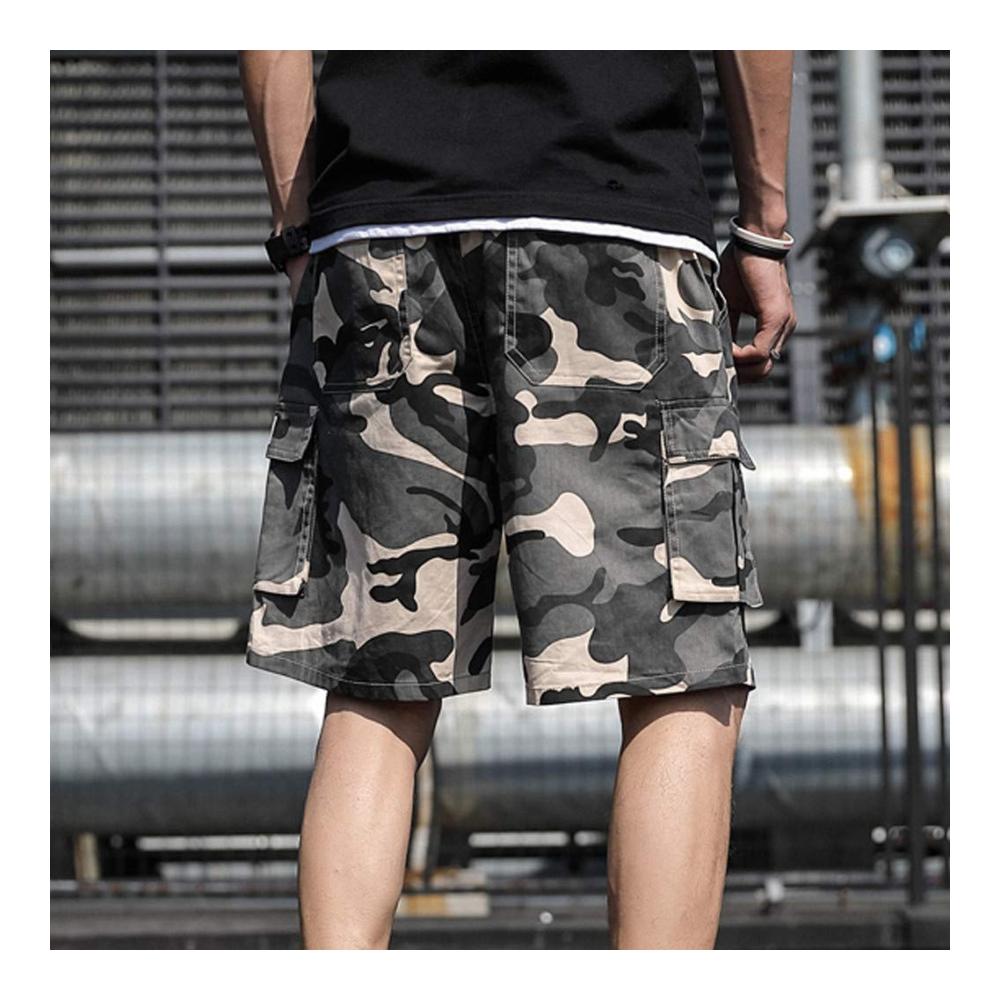 Entspannte Herren Sommer Shorts mit Kordelzug - Stylische bequeme Joggers für Sport und Freizeit. Perfekt für einen lässigen Look