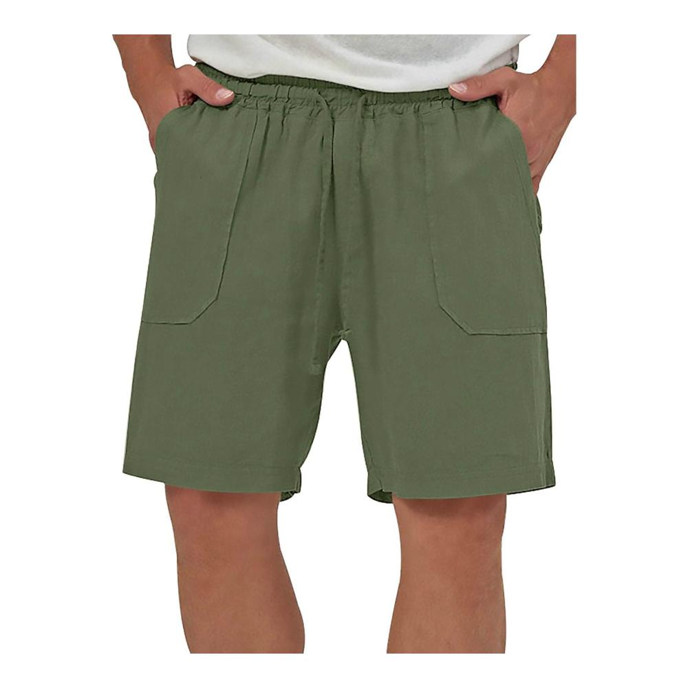 Sommer-Style im Fokus Lockere Herren-Shorts atmungsaktiv & lässig. Aus Baumwolle mit elastischem Bund perfekt für heiße Tage oberhalb des Knies