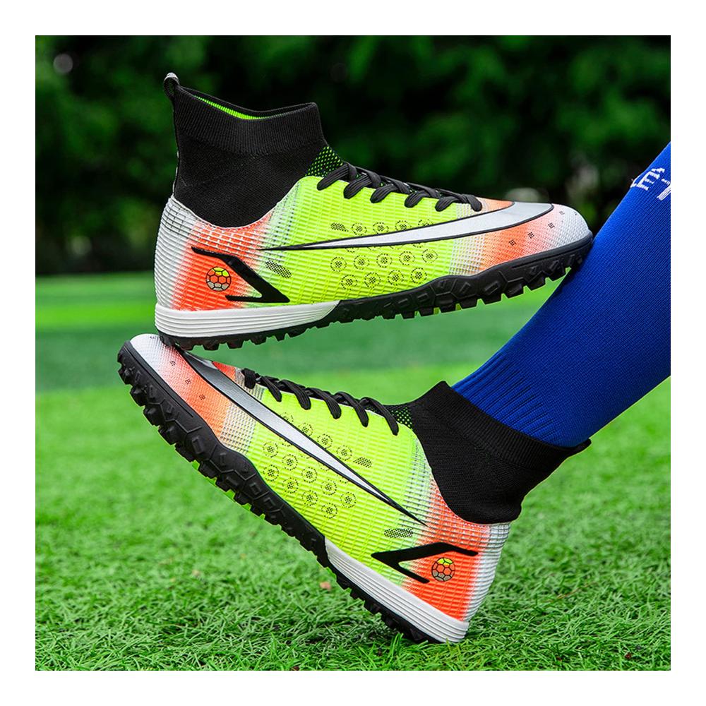 Top-Qualität Fußballschuhe für Herren und Kinder | Hochleistungs-Spike Cleats für Profis | Atmungsaktiv und rutschfest | Perfekt für Outdoor-Athletik | Ideale Wahl für Fußballtraining