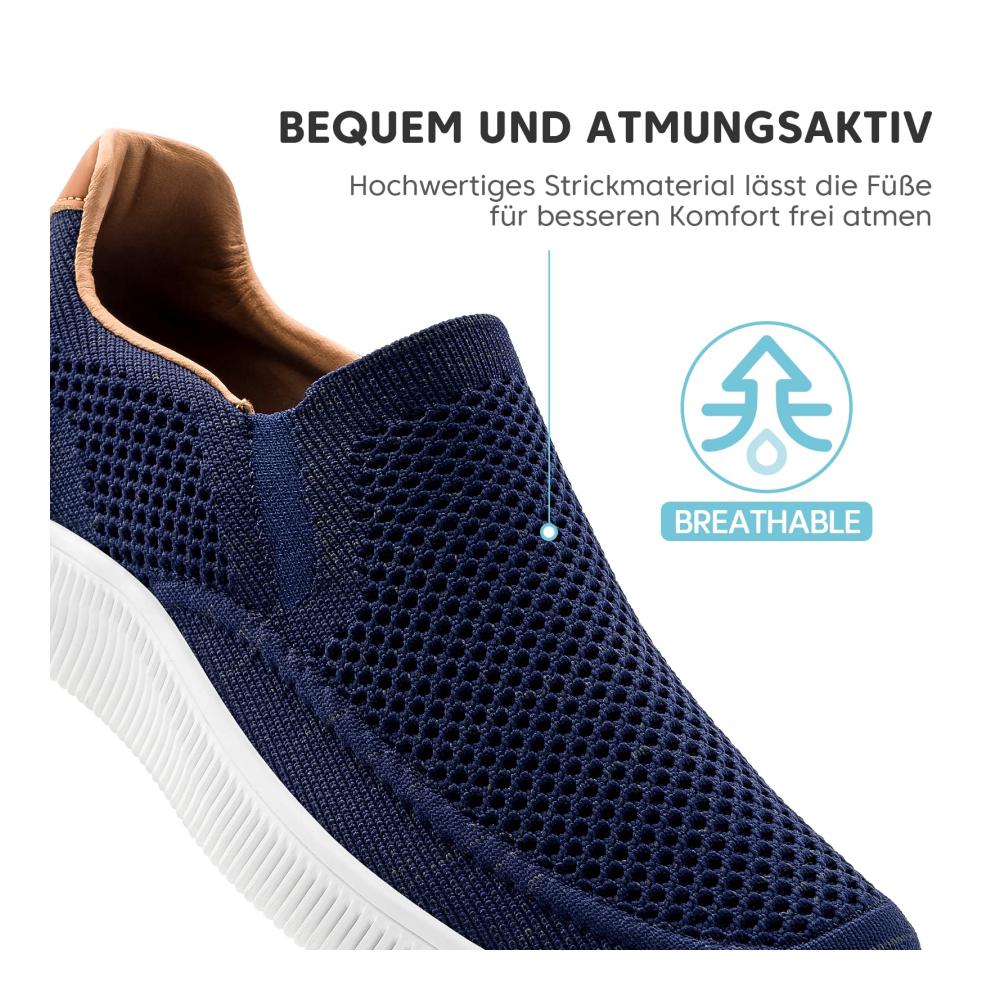 Entdecke den ultimativen Komfort Leichte Herren Slip-On Sneaker für unbeschwerte Freizeit! Atmungsaktiv bequem & stylisch. Jetzt zugreifen