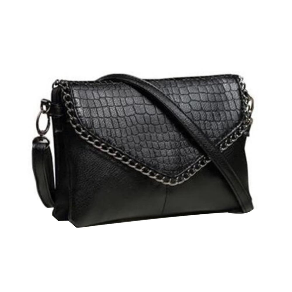 Erstaunliche Clutch für stilbewusste Damen Schwarze Vintage Handtasche im Crossbody-Stil für elegante Partys und Abende. Großzügig und zeitlos schön