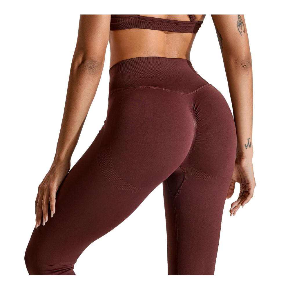 Entdecke die ultimative Damen Leggings Formende High-Waist Yogahose mit Push-Up Effekt Blickdicht Seamless & Elastisch. Perfekt für Fitness Yoga & Laufen