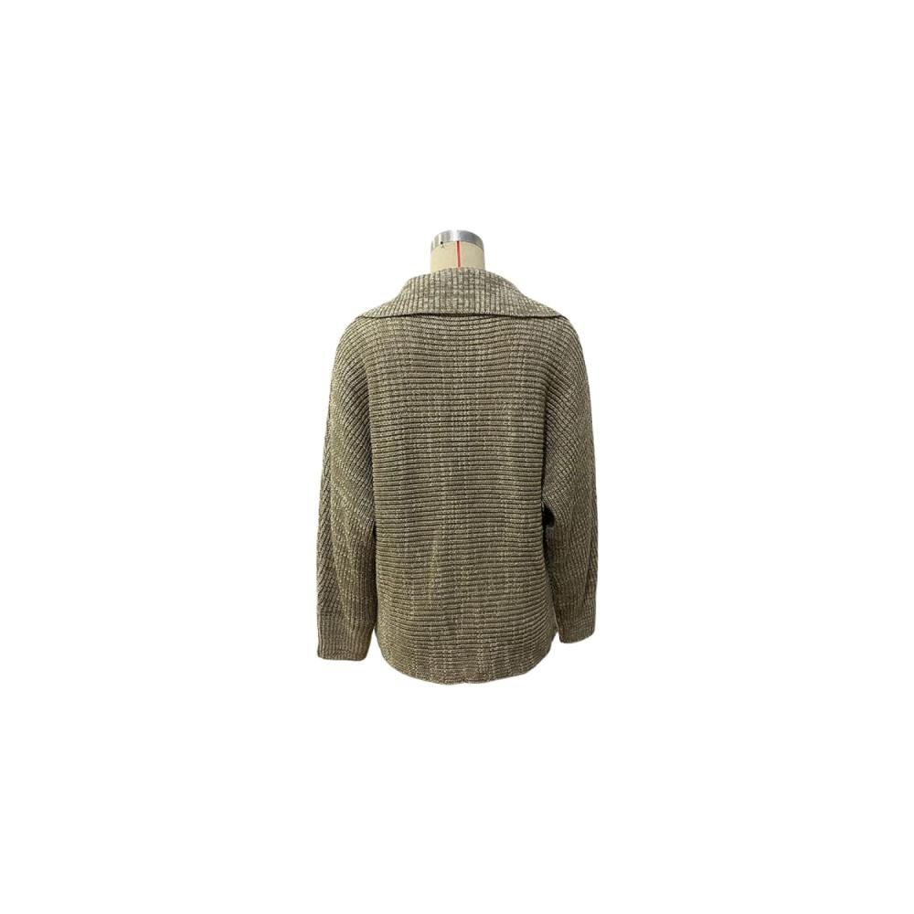 Entdecke den ultimativen Pullover für Herbst und Winter Stylischer Damen Casual Langarm-Pullover in trendigem Uni-Look