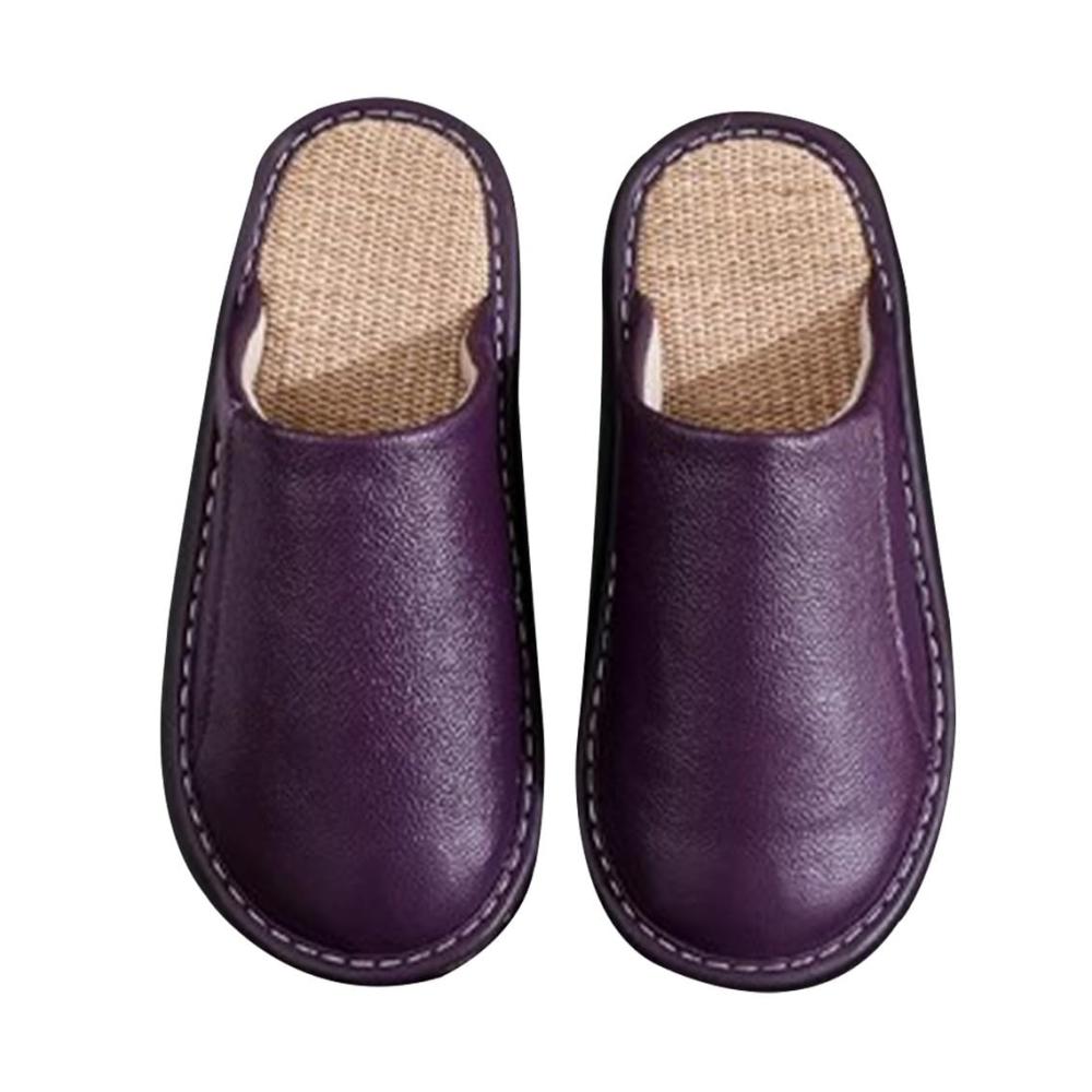 Erleben Sie höchsten Komfort mit unseren Indoor/Outdoor Hausschuhen aus Leder für Herren und Damen. Atmungsaktiv rutschfest und stilvoll in Purple. Jetzt bestellen