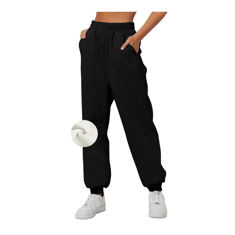 Ultimative 2024 Damen Baggy-Jogginghose Trendy Y2k Lounge-Pants mit Taschen & hohem Bund perfekt für den Herbst-Look! Entdecken Sie den Komfort jetzt