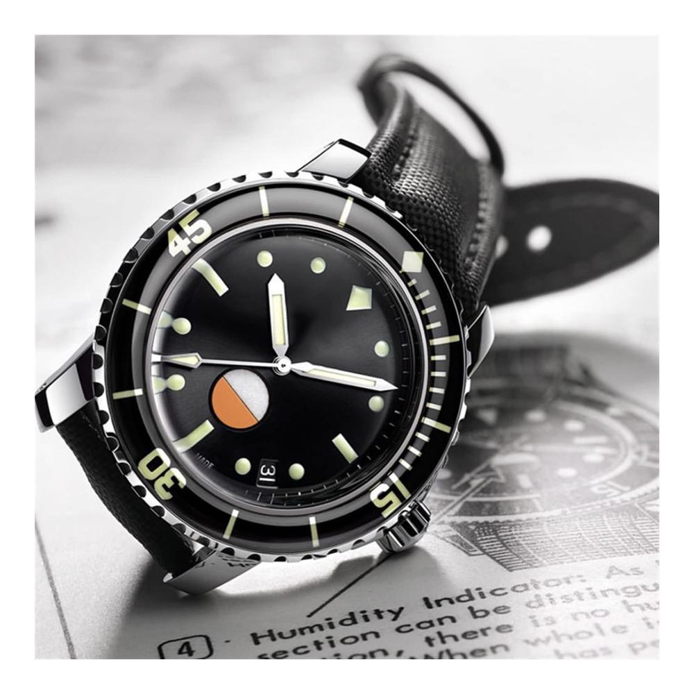 Hochwertiges 23mm Silikon Uhrenarmband für Blancpain Fifty Fathoms | Weiches Ersatzarmband mit Sportdesign | Perfektes Zubehör für Uhren