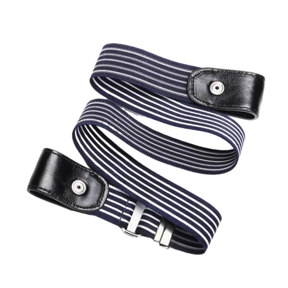 Hochwertiger elastischer Taille-Gürtel ohne Schnalle für Männer & Frauen - Stretch Canvas Outdoor Sportgürtel - Bequemer Halt & stilvolles Design