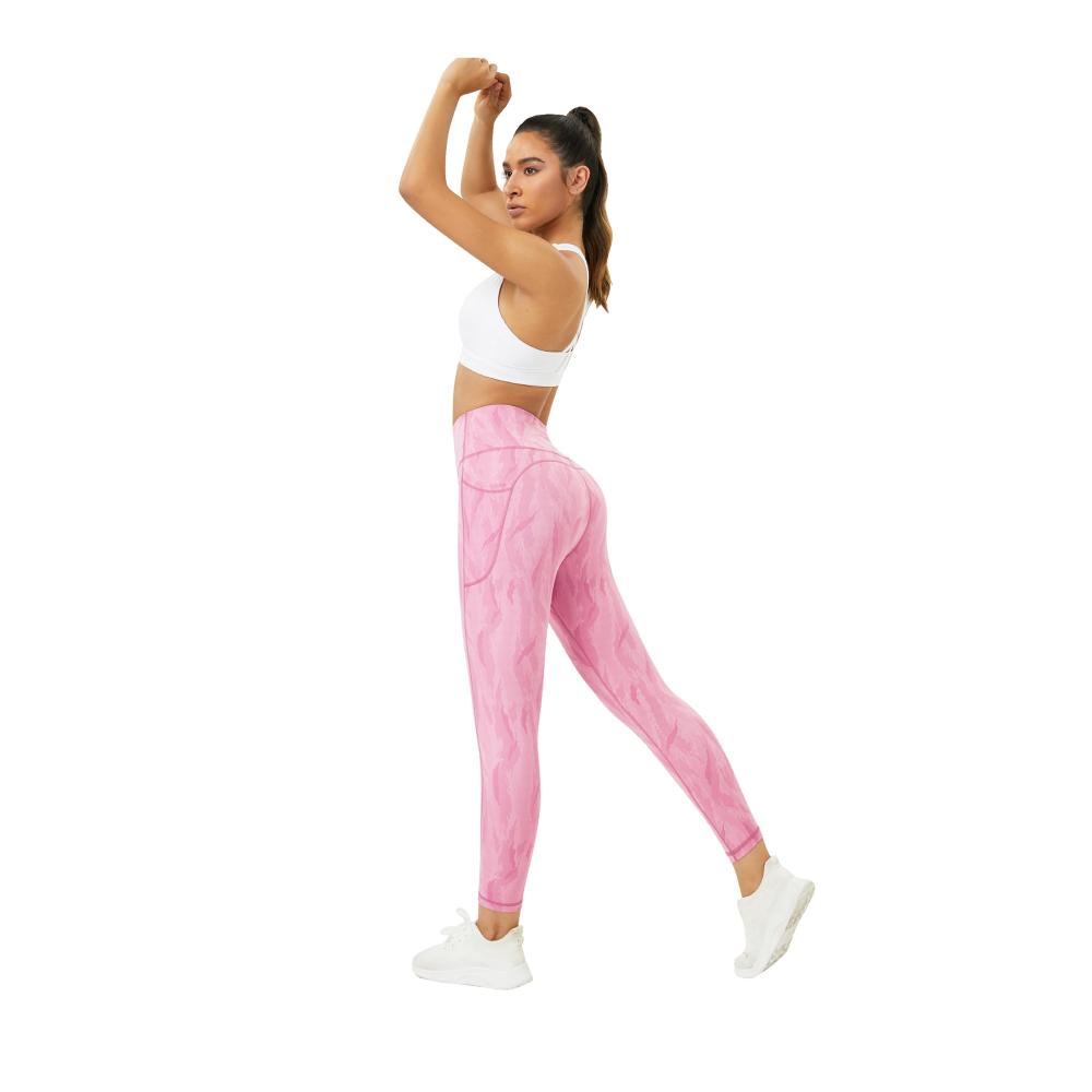 Damen Leggings mit Taschen für Fitness und Laufsport | Blickdichte Sporthose für Damen | Training und Workout Leggings für Damen | Praktische Damen Leggings mit Taschen