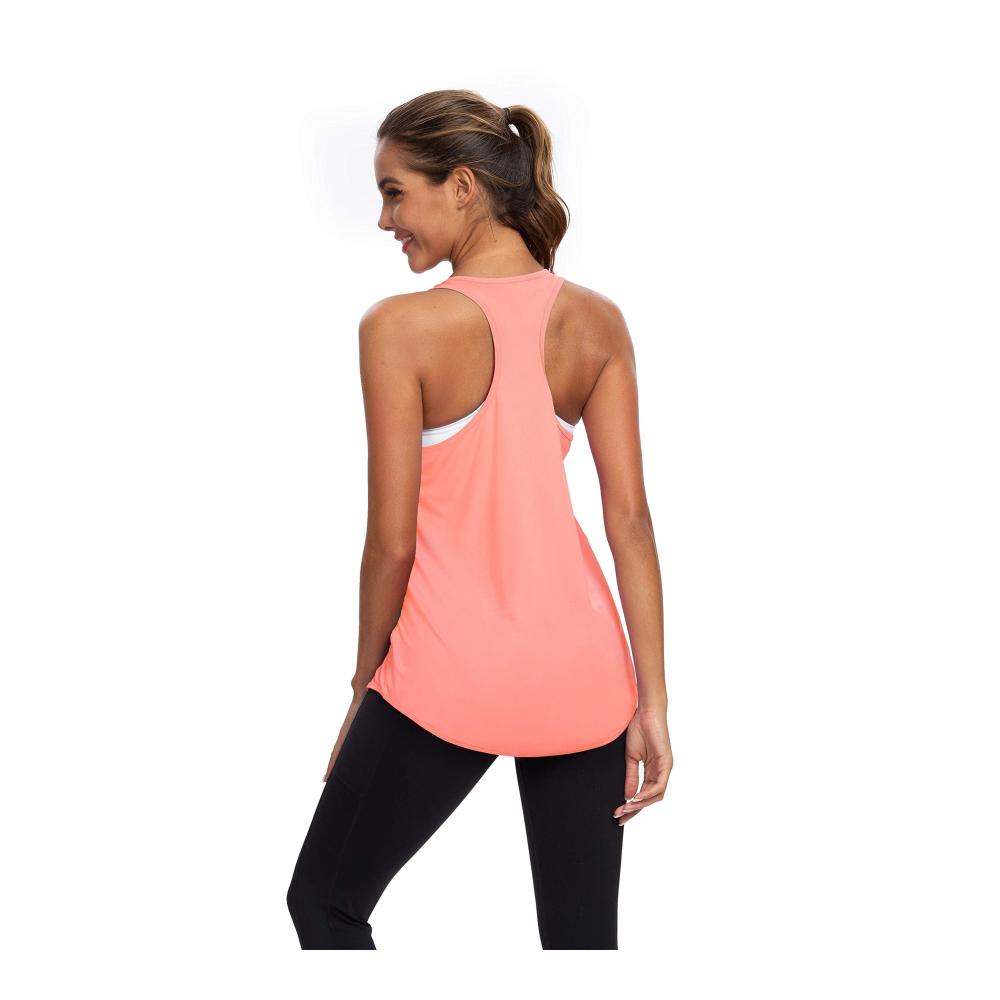 Entdecken Sie das ultimative Damen Sport Tanktop für Yoga Workout & Gym Schnelltrocknendes Racerback-Shirt! Perfekt für Ihre Fitnessroutine