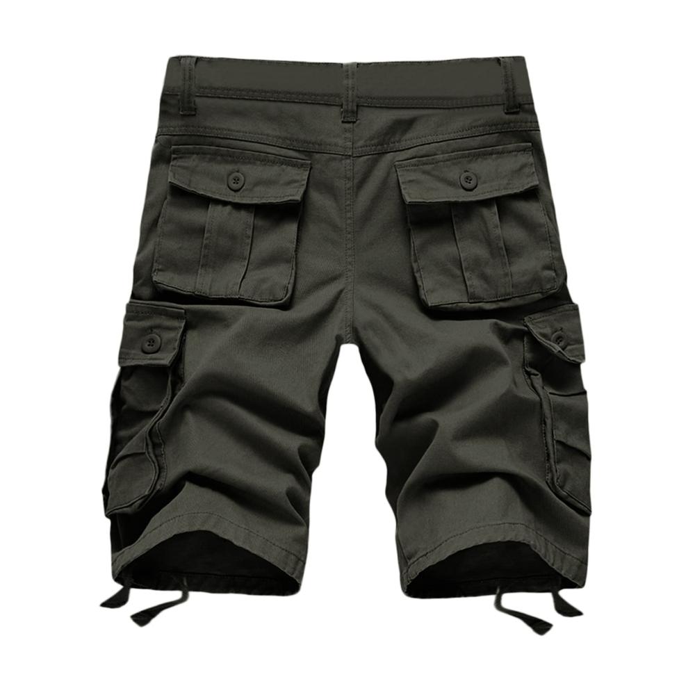Entspannte Herren Shorts Elastische Cargo-Shorts für Sport & Freizeit | Sommer-Shorts mit Taschen | Leichte Lauf- & Arbeitshose | Modische Bermuda-Shorts & Jogginghose