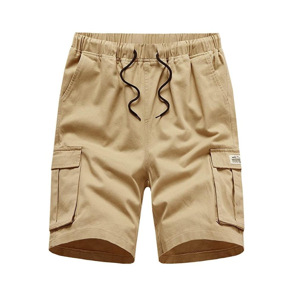 Entdecke den ultimativen Komfort Herren Cargo Shorts mit Stretch-Taille und Taschen für den perfekten Sommer-Style! Jetzt zugreifen Chino Bermuda Shorts