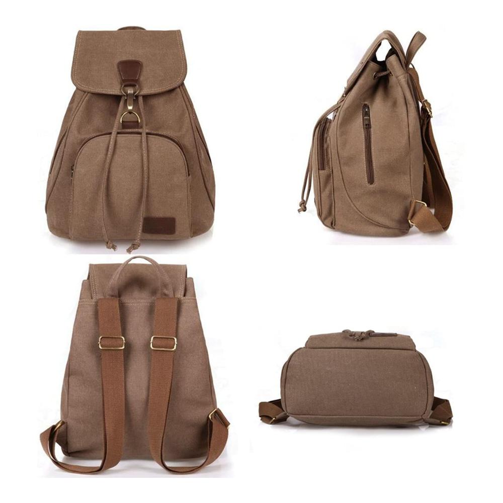 Entdecken Sie den ultimativen Komfort mit unserem Tagesrucksack Retro Stil ideal für Studenten Schule Freizeit und Reisen. Khaki 30×15×40 cm. Holen Sie sich Ihren jetzt