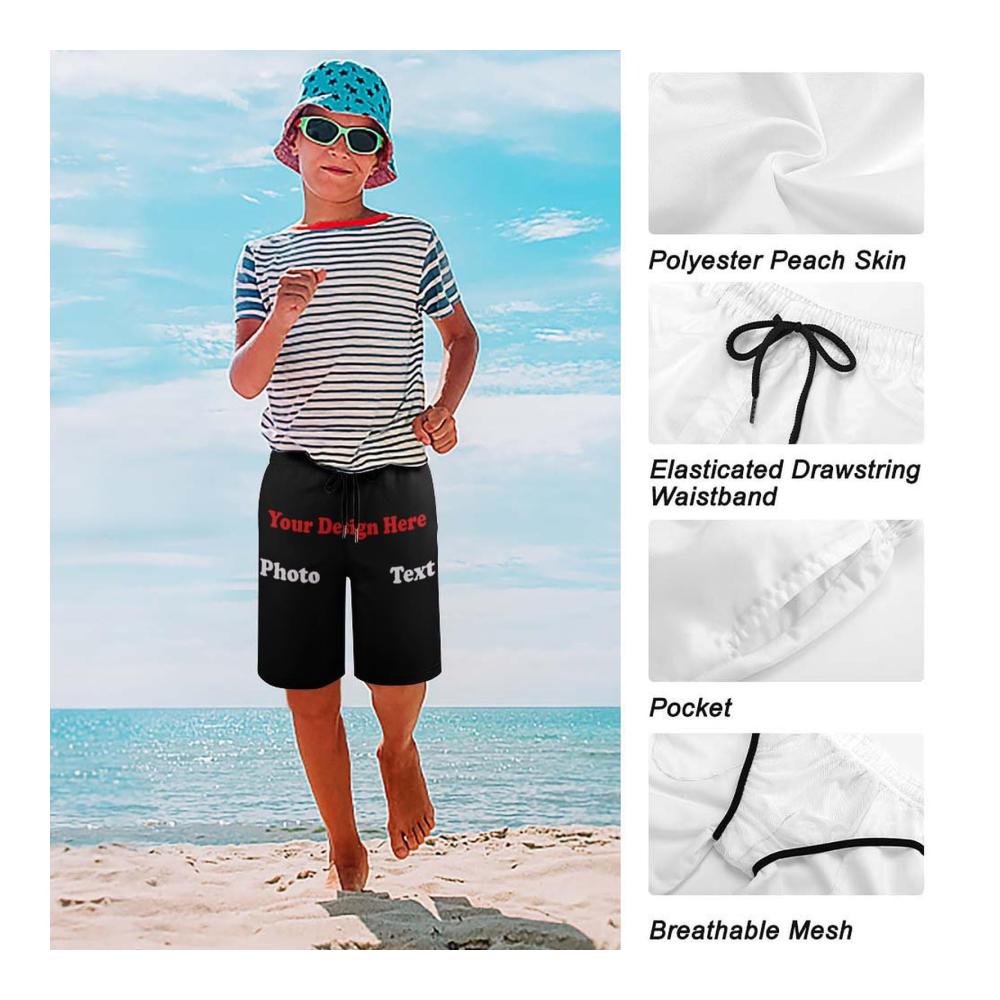 Trendige personalisierte Badeshorts Einzigartige Strand-Styles für Jugendliche! Gestalte deine Fotos auf unseren lustigen Shorts für den perfekten Strandlook