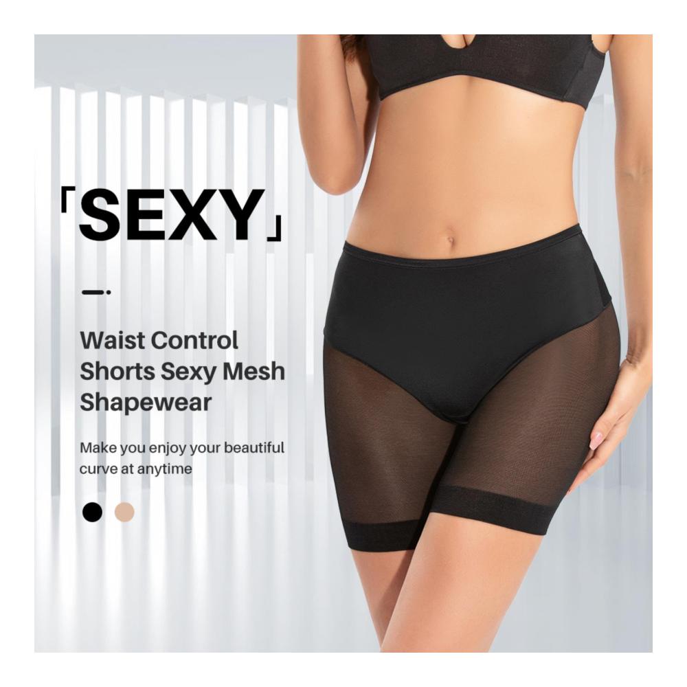 Maximale Bauchkontrolle und Komfort Neue Damen Miederslips - Formende Netz-Schlankheitsunterwäsche für hohe Taille. Entdecken Sie leichtes Shapewear für eine schlankere Silhouette