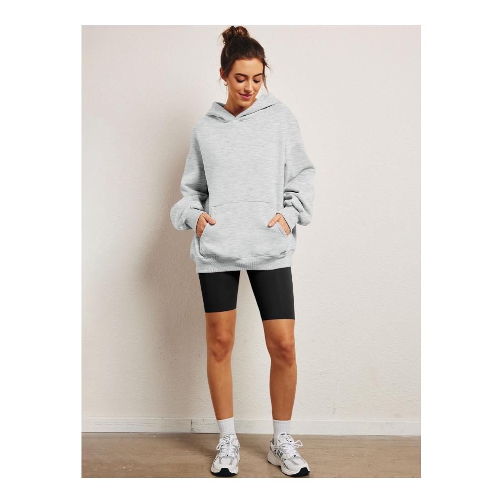 2023 Trendiger Kapuzenpullover für Frauen Oversized Fleece Hoodie mit Langarm & Tasche - Perfekt für den Herbst