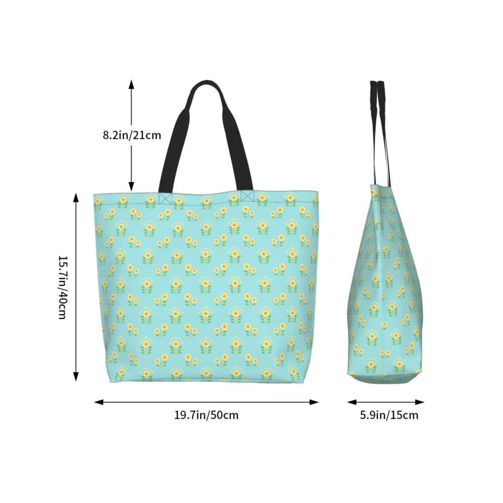 Entdecken Sie die ultimative Shopper-Damenhandtasche Sommer-Sonnenblumen-Dekor lässig und geräumig. Ihre perfekte Einkaufs- Schulter- Arbeits- und Geldbörse in einem