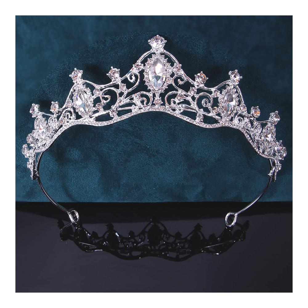 Strahlende Eleganz Diadem Brautschmuck Tiara für Frauen - Hochwertige Krone für die perfekte Hochzeit - Exquisite Haarschmuck für die Braut und ihre Brautjungfern! Erleben Sie königlichen Glanz