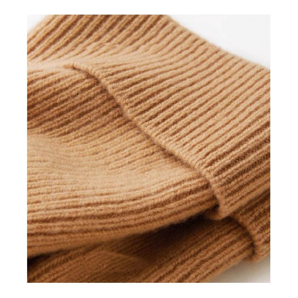 Stilvoll und warm Unisex Winter Strickmütze - Klassische Beanie aus 100% Kaschmir - Perfekt für Männer und Frauen