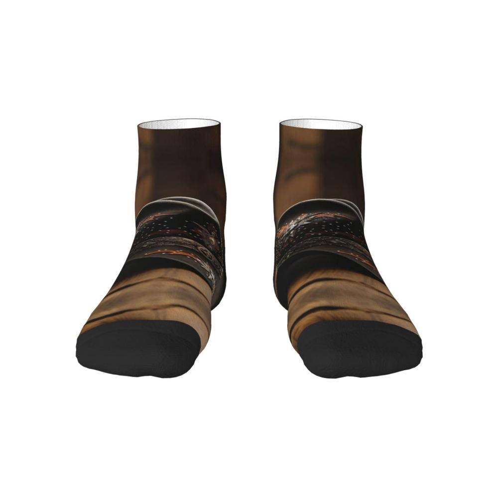Modische Knöchelsocken für Damen und Herren American West Rodeo Hut 3 - Bequeme Einheitsgröße mit trendigen Mustern - Ideale Socken für Erwachsene