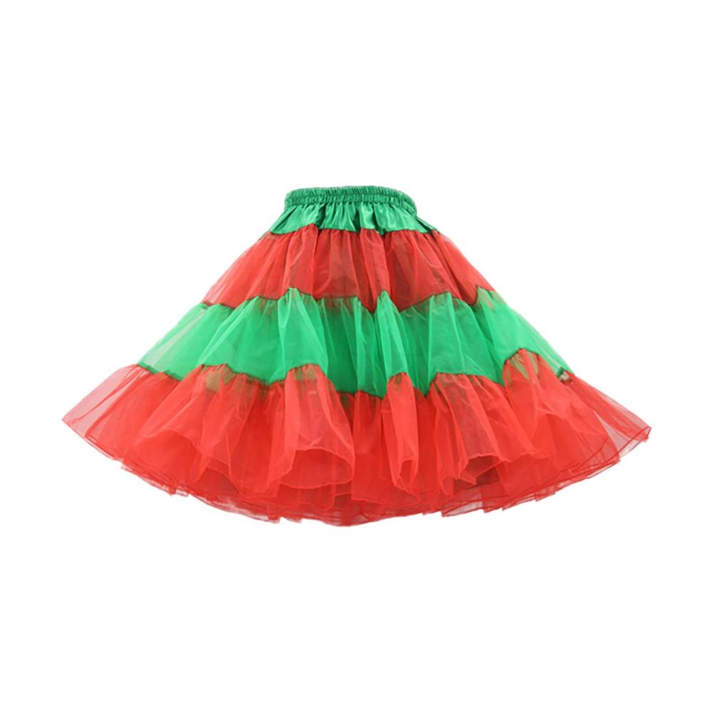 Entdecke zeitlose Eleganz Damen Tutu Tüllrock - Vintage Petticoat mit Bubble-Tüll perfekt für jede Tanzparty! Hol dir jetzt den Retro-Chic