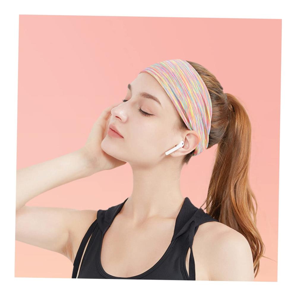 Hochwertige Sport-Stirnbänder Rutschfeste Laufhaarbänder für Damen - Perfekt für jedes Workout! Tiara-Stil Haarschmuck Makeup freundlich und multifunktional. Jetzt erhältlich