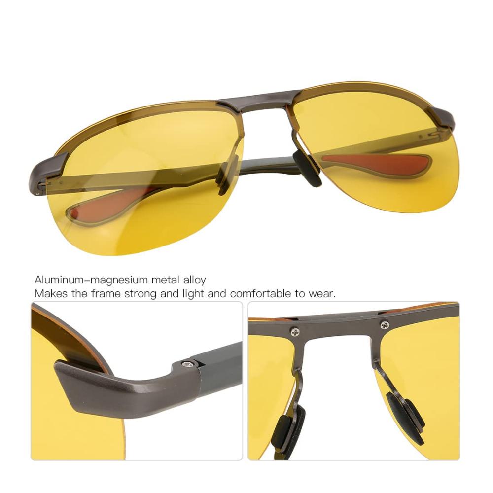 Entdecken Sie den ultimativen Sonnenschutz TAC Al Mg Alloy Herren Polarisierte Sonnenbrille Nachtfahrbrille 4302 - Perfektion für Ihre Augen