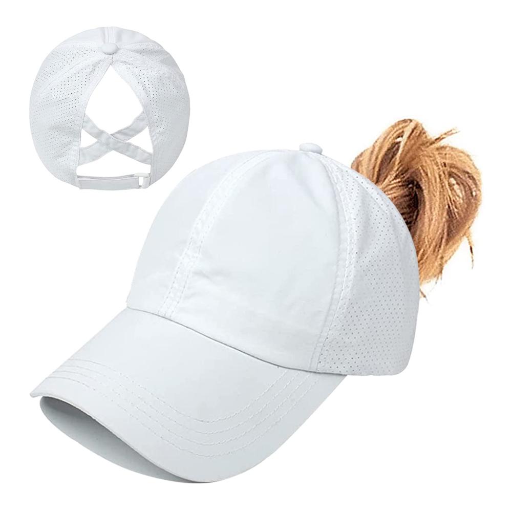 Hochwertige Damen Mesh Baseball Cap mit Schnell Trocknendem Material | Verstellbarer Sonnenhut für Laufen und Sport | UV-Schutz Basecap mit Ponytail Feature