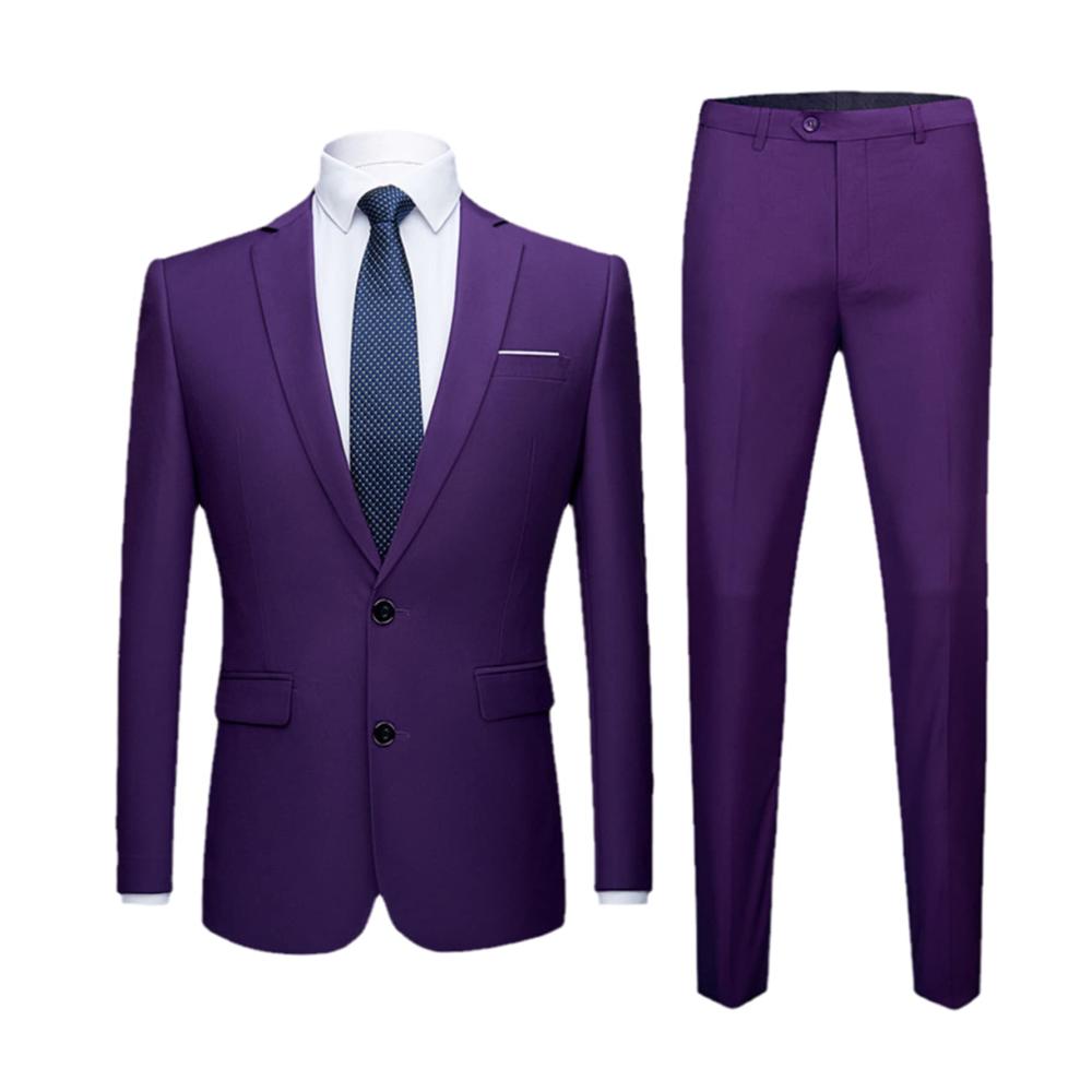 2 Button Purple