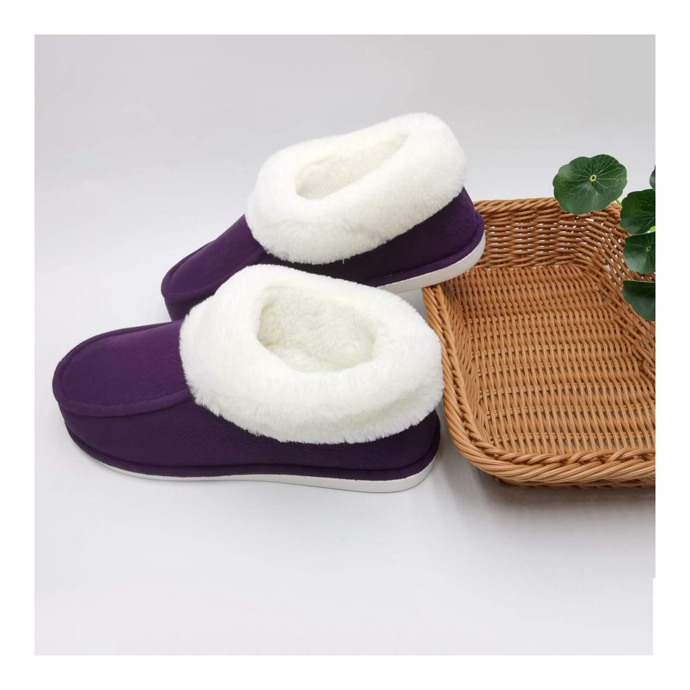 Luxuriöser Komfort Damen Micro-Wildleder Loafers & Mokassins mit Plüschfutter und Schaumstoffsohle – Ein Must-Have für stilbewusste Frauen