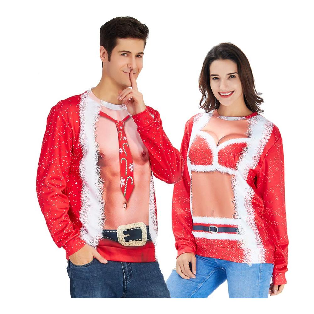 Entdecke die ultimativen Sweatshirts 3D-Unisex-Weihnachtspullover für den perfekten Festtagslook! Schaurig-schöne Weihnachtspullover zum Verlieben