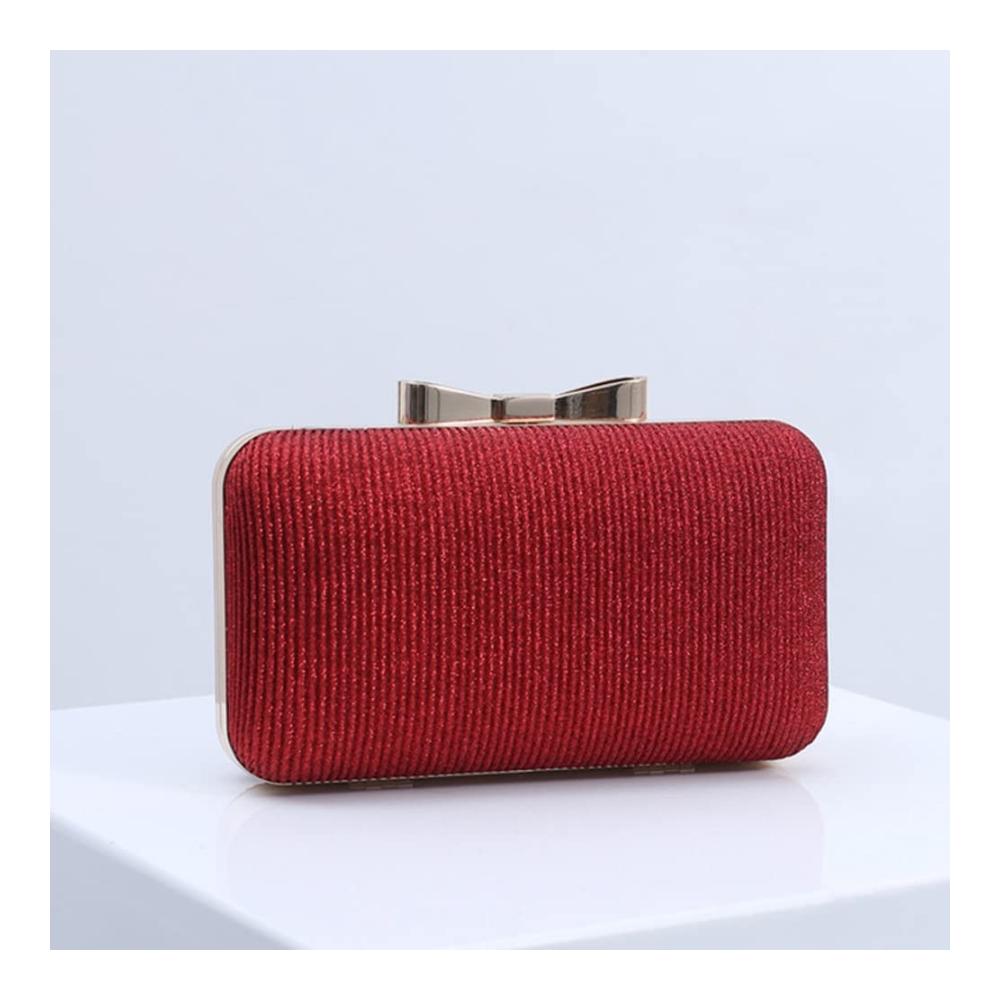 Elegante Clutch für Frauen Stilvolle Abendtasche mit niedlicher Schleife und praktischem Schloss – Perfekt für Hochzeiten und Partys in zartem Rosa! Entdecken Sie jetzt