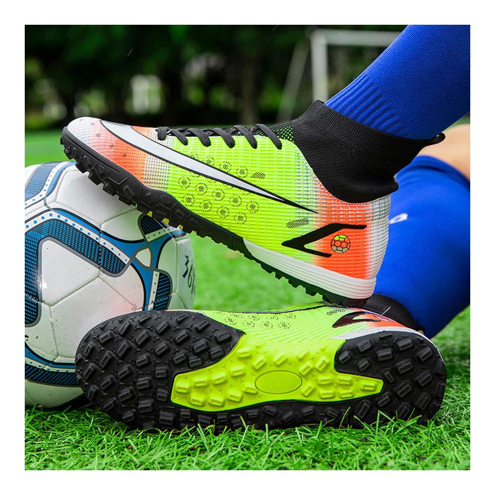 Top-Qualität Fußballschuhe für Herren und Kinder | Hochleistungs-Spike Cleats für Profis | Atmungsaktiv und rutschfest | Perfekt für Outdoor-Athletik | Ideale Wahl für Fußballtraining