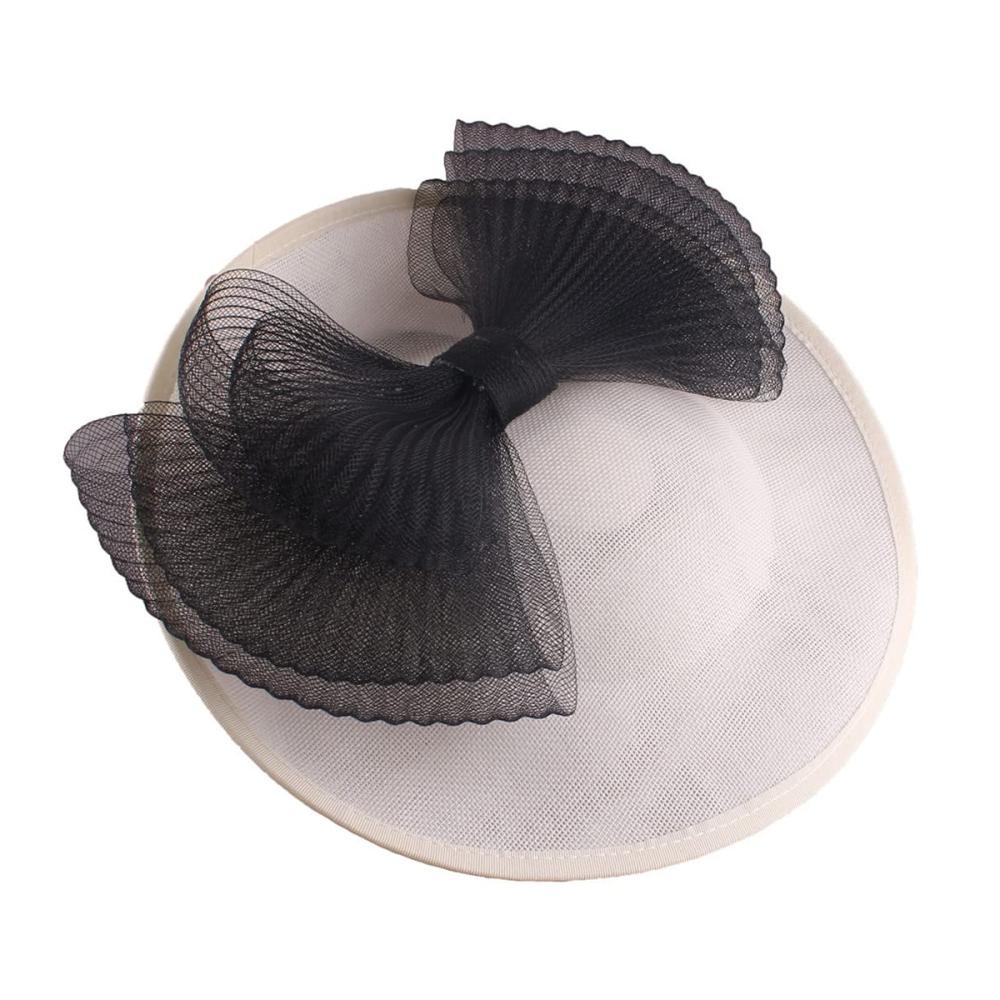 Stilvoller Baskenmützen Fascinator für Damen - Perfekt für Hochzeit und Party elegante Kopfbedeckung mit Schleife und Charme