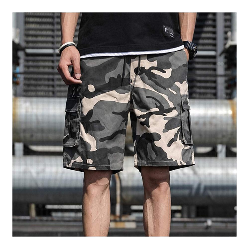 Entspannte Herren Sommer Shorts mit Kordelzug - Stylische bequeme Joggers für Sport und Freizeit. Perfekt für einen lässigen Look