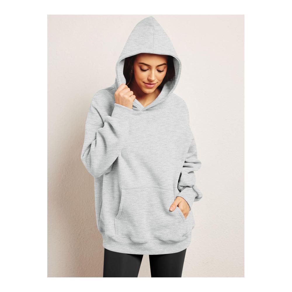 2023 Trendiger Kapuzenpullover für Frauen Oversized Fleece Hoodie mit Langarm & Tasche - Perfekt für den Herbst