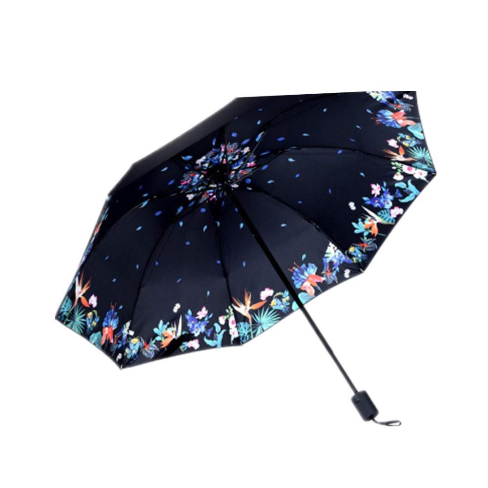 Kompakter Taschenschirm mit UV-Schutz für Damen und Herren – Winddichter Regenschirm in Einheitsgröße für unterwegs – Stilvoller Begleiter bei jedem Wetter