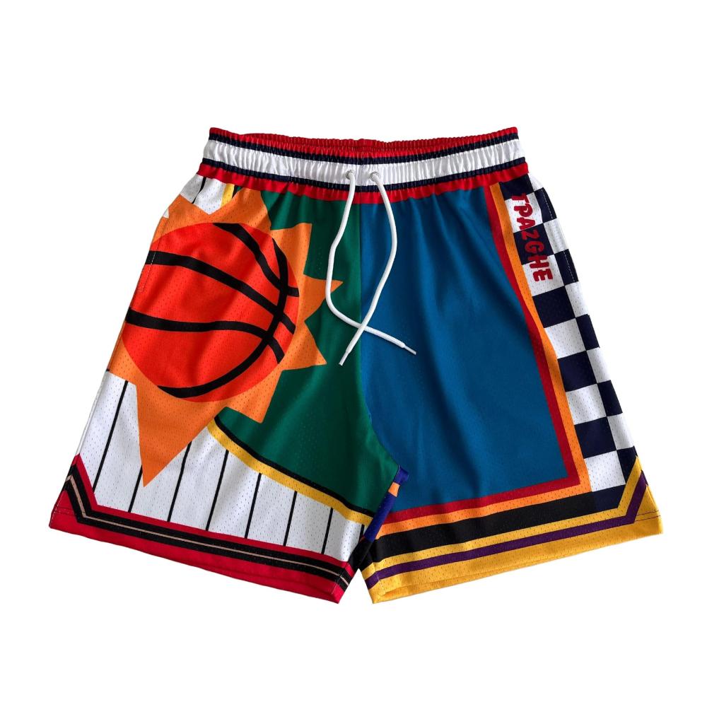 Hochwertige Basketball-Shorts für Herren Bequeme Mesh-Shorts für Training und Sport mit praktischen Taschen und stylischem Retro-Look