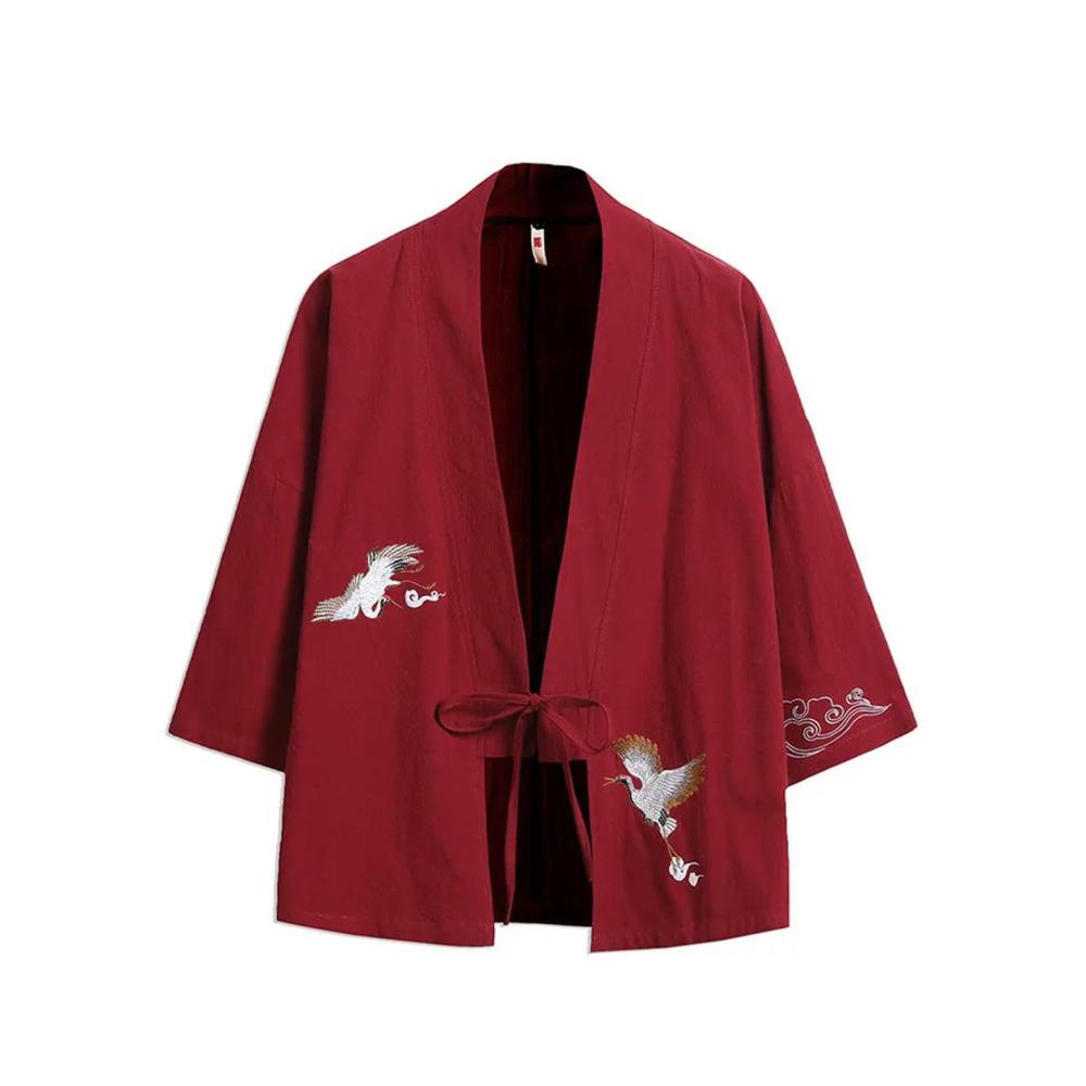 Exklusive Strickjacken im japanischen Stil Samurai Drache Kimono Mantel für Männer und Frauen - Asiatische Tradition neu interpretiert