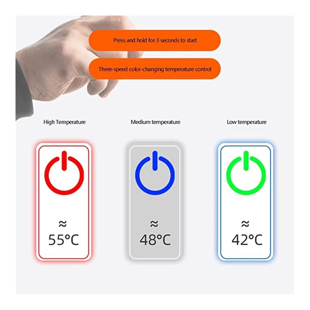 Entdecke das ultimative Winter-Thermo-Set Beheiztes Unterwäsche-Set mit 8 Bereichen 3 Temperaturregelungen und USB-Heizung für Männer und Frauen! Bleib warm und gemütlich